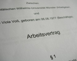 neuer arbeitsvertrag